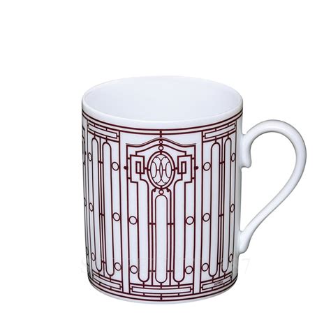 hermes porcelain mug|Hermes mug h deco.